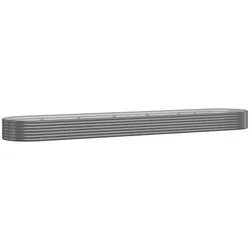 vidaXL Hochbeet Verzinkter Stahl 507x100x36 cm Grau