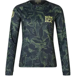 Endura, Damen, Velotrikot, Floral LTD Printed (XS), Schwarz, XS