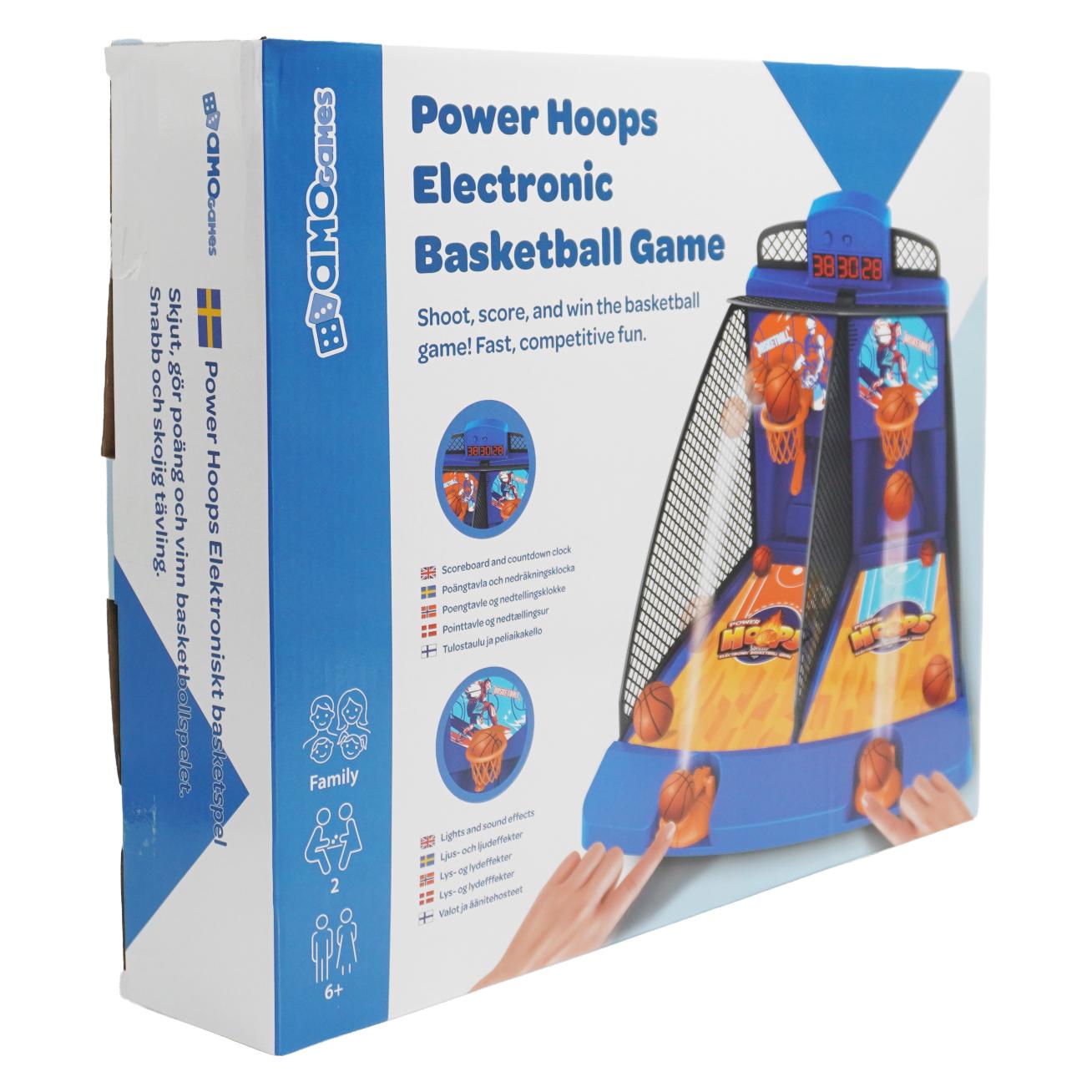 Amo Games Power Hoops Electronic Basketball Game L&S (AMOS207028)