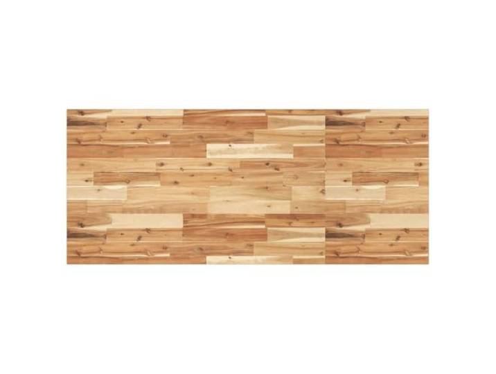 Favemtsl Tischplatte Massivholz Akazie Rechteckig 140x60x2 cm Robuste Ersatz Tischplatte aus Echtholz für Esszimmer oder Büro, geölt mit glatter Oberfläche für einfache Pflege.