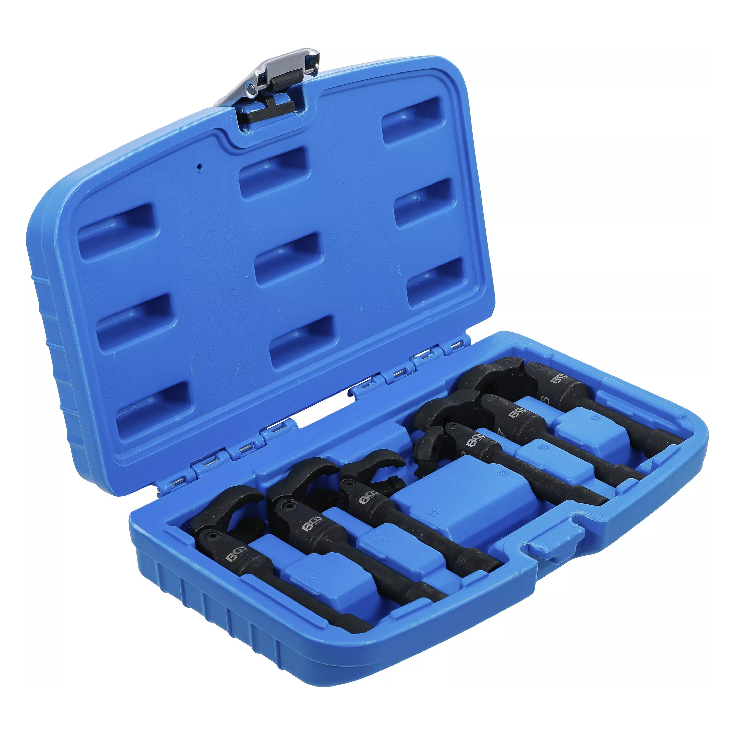 BGS Hahnenfussschlüssel-Satz | Antrieb Innenvierkant 10 mm (3/8") | mit Gelenk | 6-tlg. (74302)