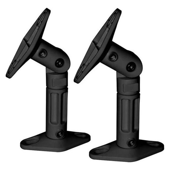 Maclean MC-528 speaker mount Table Plastic Black (1 Paar, Neigbar) (MC-528B)