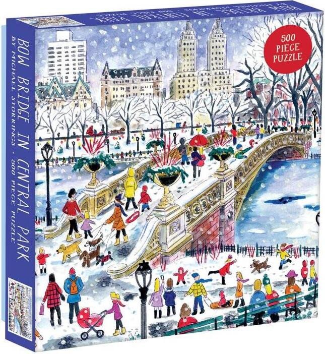 Michael Storrings Bow Bridge in Central Park puzzel van 500 stukjes