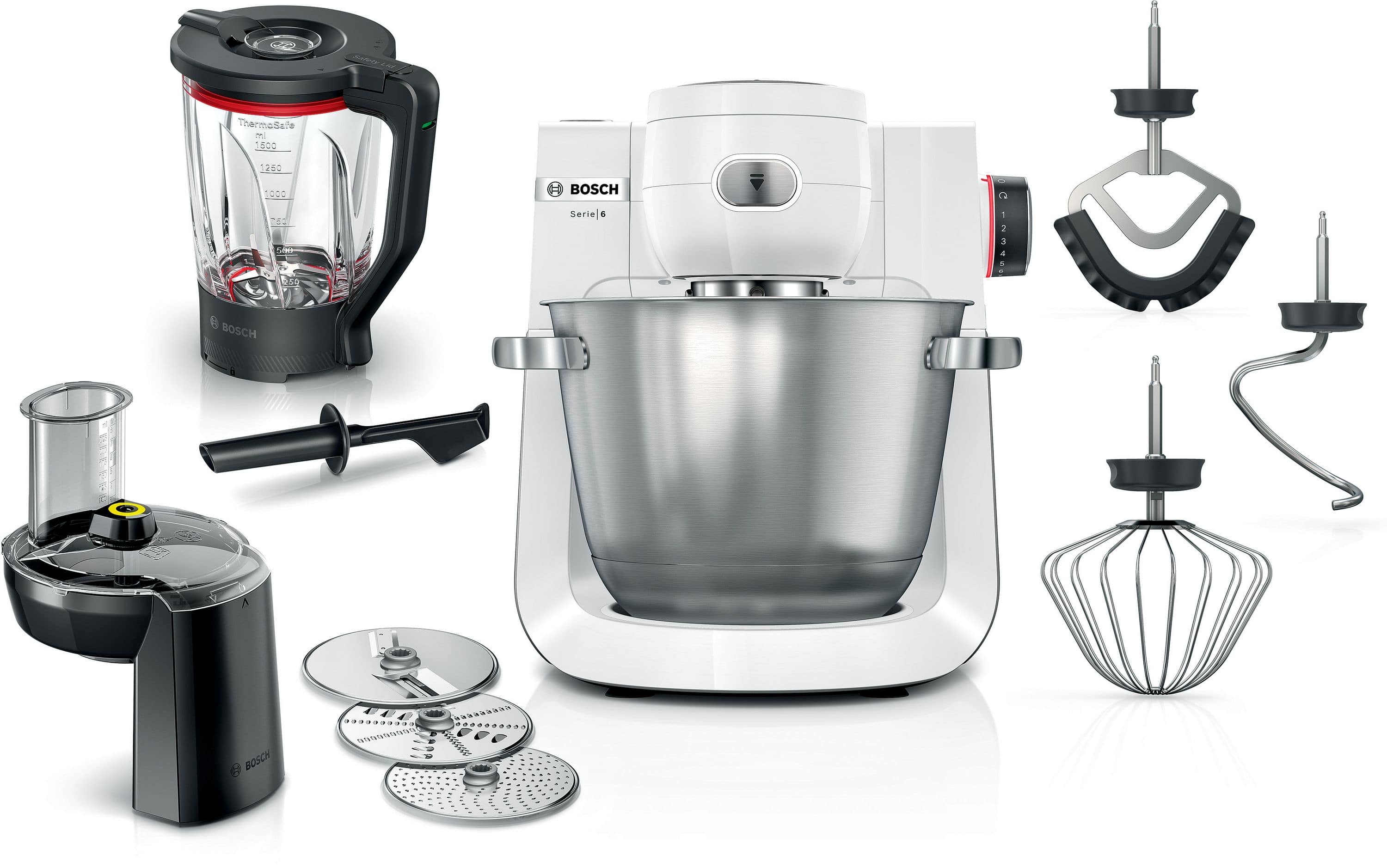 Bosch Serie 6 MUMS6EW22 1600 W Küchenmaschine 5,5 l (Weiß)