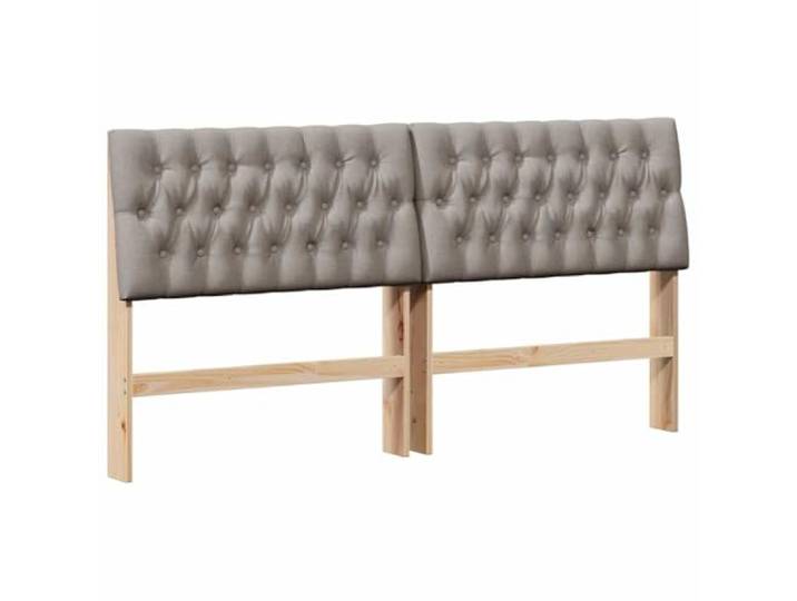 KTHLBRH Gepolstertes Kopfteil Maulwurf 180 cm Kiefer massiv Massives Kiefernholz, ergonomisches Schaumstoffkissen, Fleckstoff, Rückseite fertig, einfache Reinigung