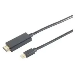 Shiverpeaks BASIC-S Mini DisplayPort (3 m), Videokabel, Schwarz