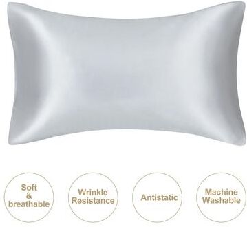 Uplifted Finds JuwenSilk Mulberry Satin Pillowcase And Nocturnal Recovery Interface silver standard 50 X 66 Cm