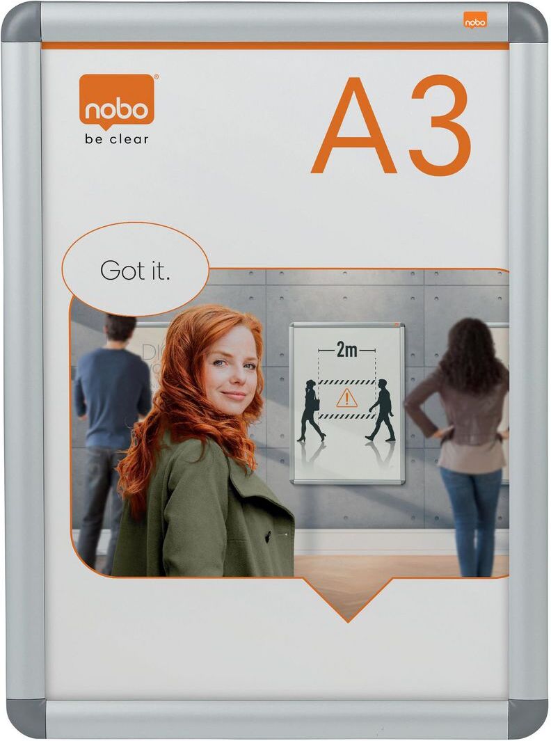 NOBO Affischram reflexfri PVC A3