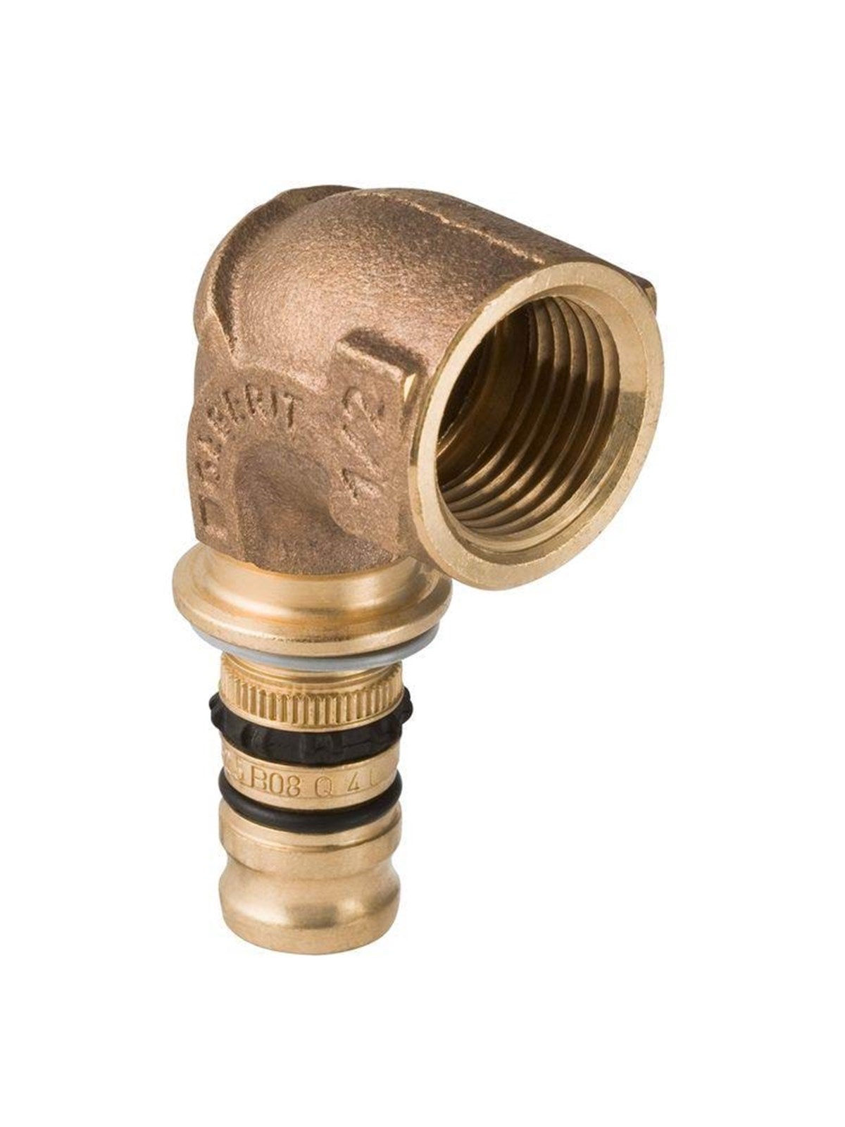Geberit mepla bend adapter 90° with female thread: d=26mm r