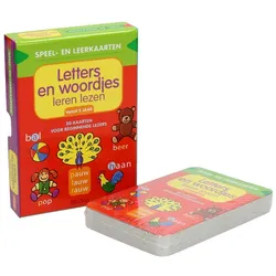 Deltas Speel- en Leerkaarten - Letters en Woordjes Leren Lezen (5+) (Niederländisch)