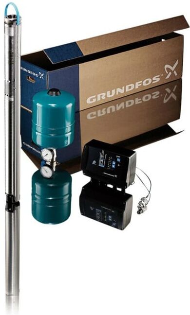 Grundfos Pompe submersible PACK SQE 3-65 m Câble submersible 40 m 3x1,5 mm² plat (96524501)