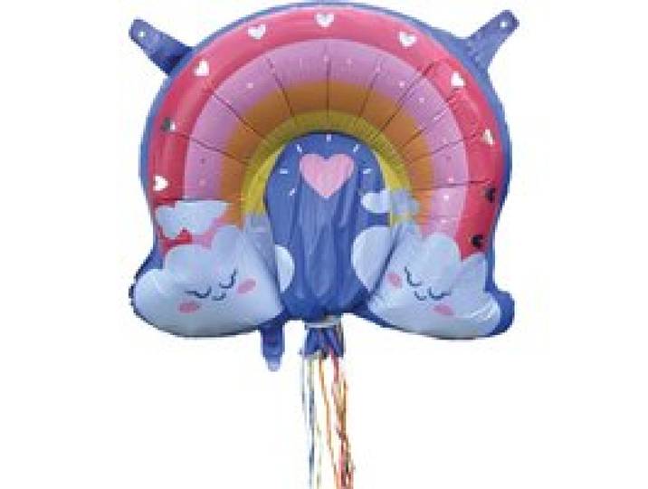 PARTY FACTORY Pinata gonflable (arc-en-ciel)
