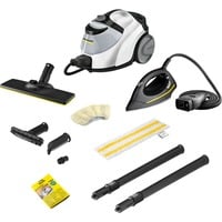 SC 5 EasyFix Iron, Dampfreiniger weiß/schwarz, 2.250 Watt, inkl. Dampfdruck-Bügeleisen