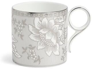 Wedgwood Silver Tonquin Mug 9.1floz Silver & White
