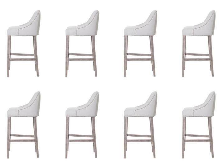 Xlmoebel Stuhl Gestaltungs Barstuhl mit hochwertiger Verarbeitung und modernem Design (8x Stühle, 8 St), Hergestellt in Europa
