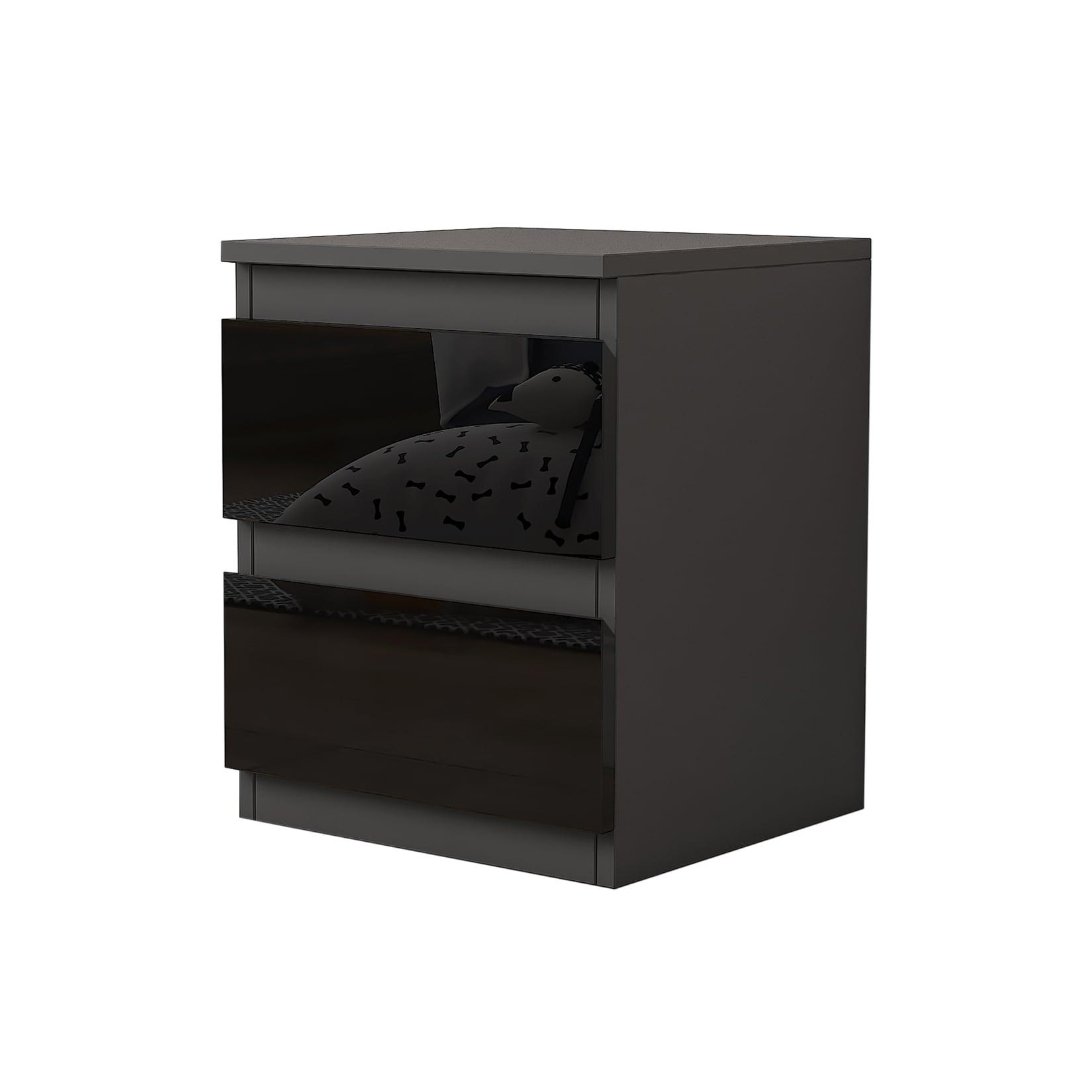 HTI-Living Nachtschrank Kenji Hochglanz