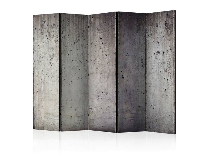 Paravent Grey City Grau/Grauweiß