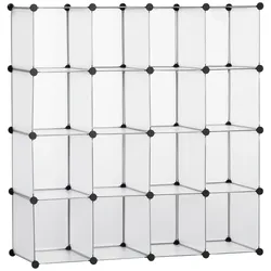 DIY Regalsystem, Kleiderschrank, Weiß