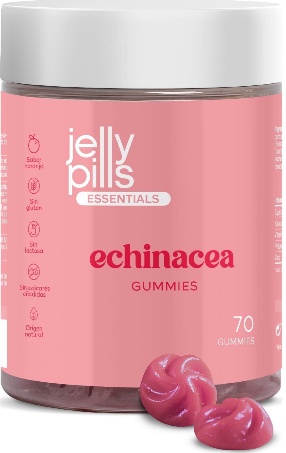 Jelly Pills ® Essentials Echinacea Gummies 70 uds