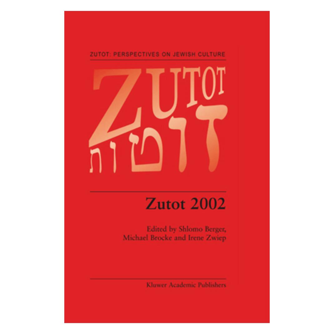 Springer Zutot 2002 (Englisch, Softcover, Irene Zwiep, Michael Brocke, Shlomo Berger) (55533377)