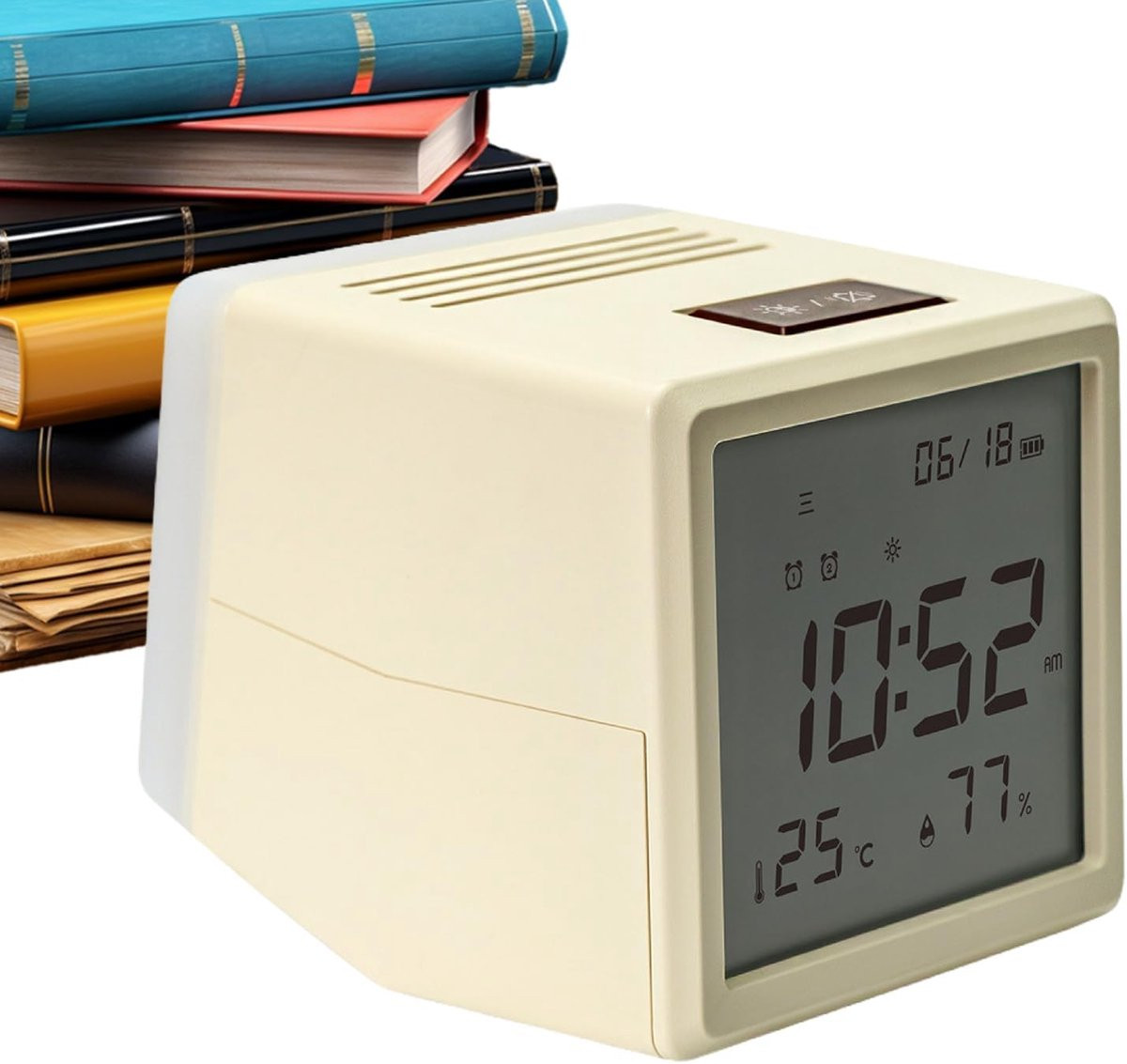 Kinderwekker en nachtlamp met snooze functie - Wit