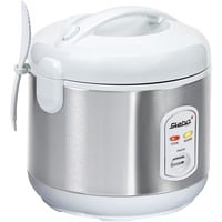 Reiskocher RK 2 edelstahl/weiß, 700 Watt, 3,5 Liter
