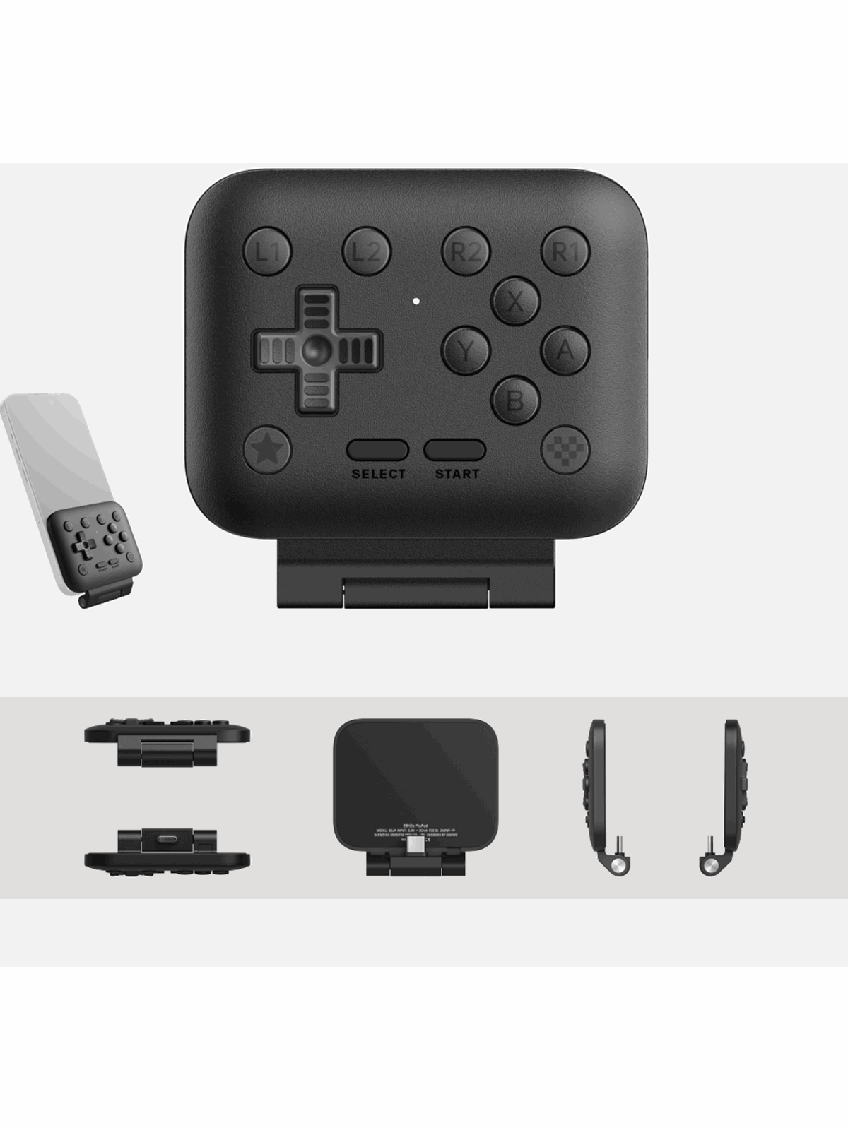 8BitDo FlipPad (Black Edition) - Wired Controller - Android