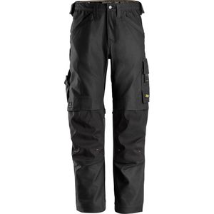Snickers-Workwear Arbeitshose Canvas+ Stretch, Herren, Bundhose, schwarz, Größe 52