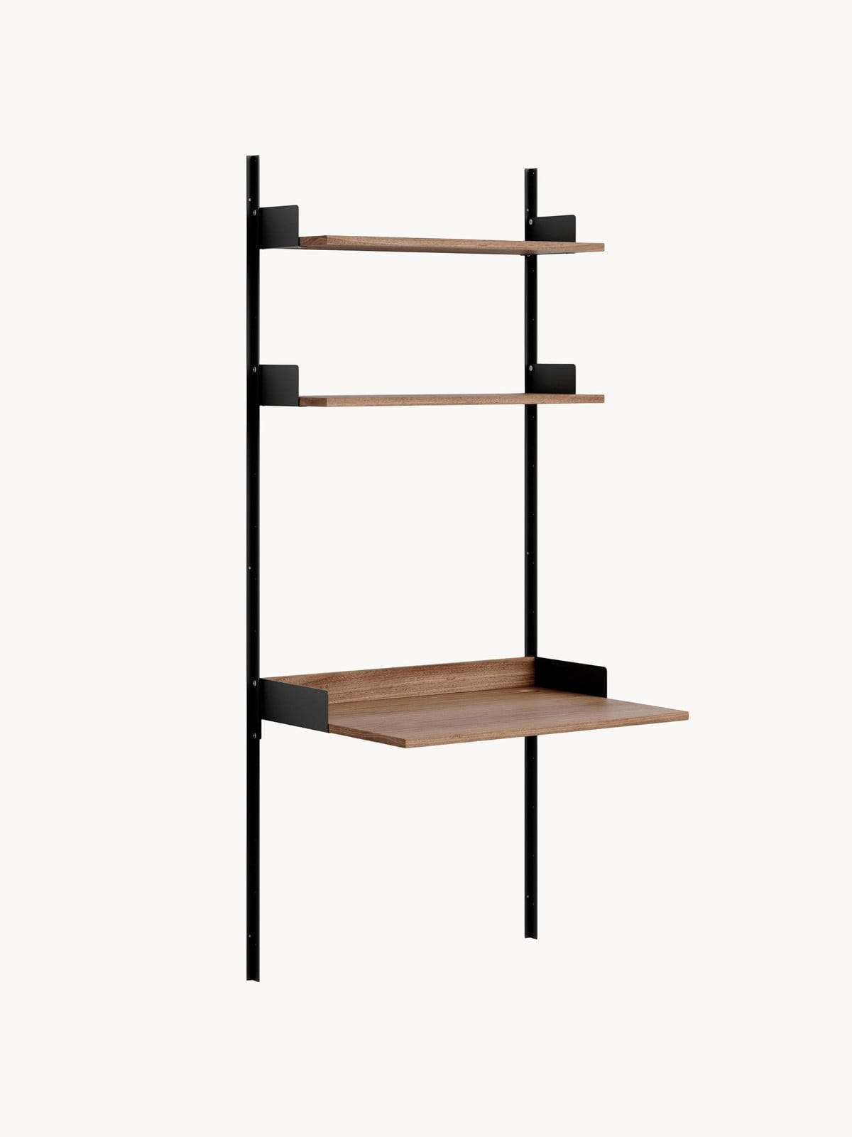 New Works Wandbureau met planken
