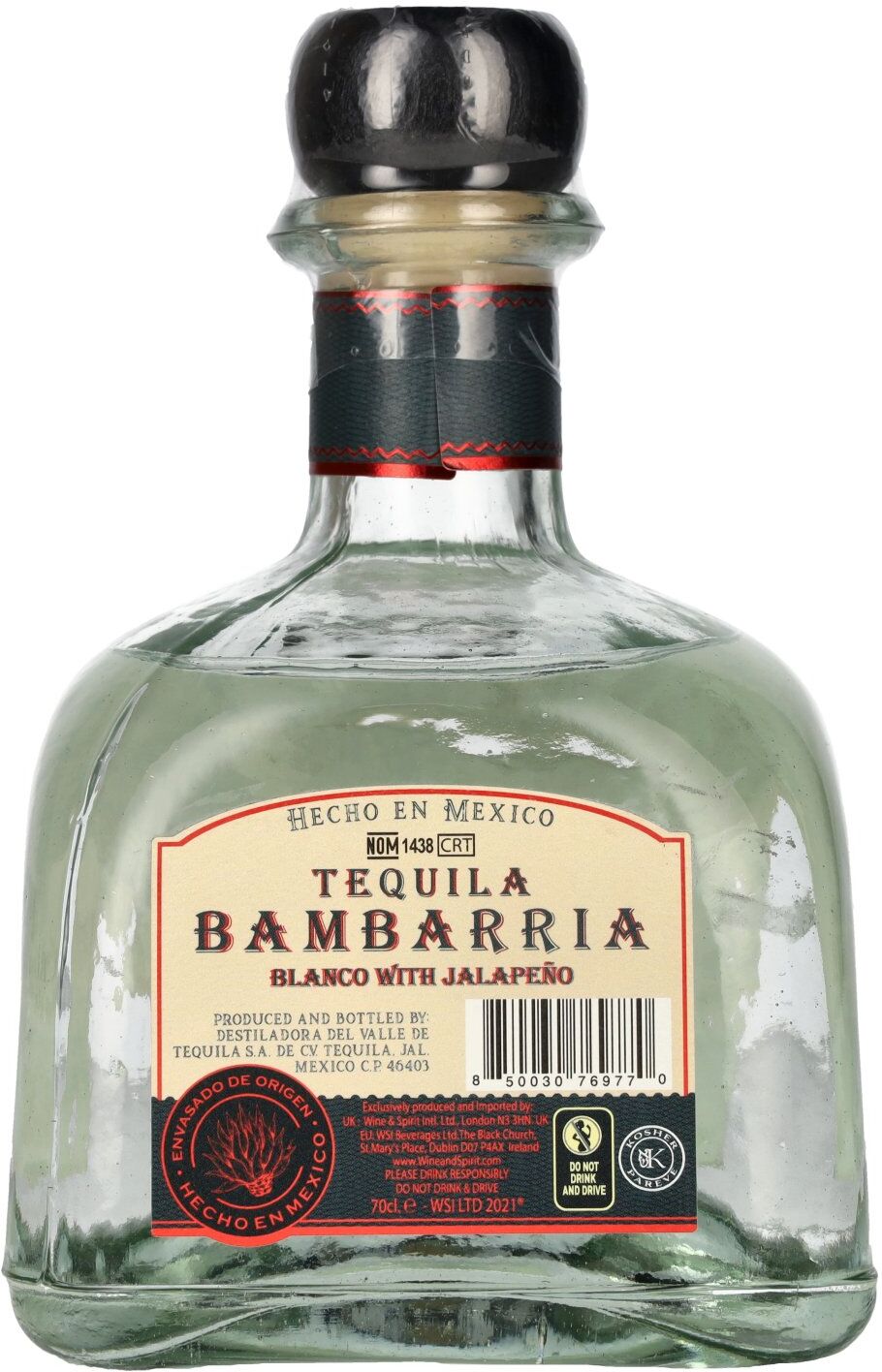 Bambarria Tequila Blanco JALAPEÑO 35% Vol. 0,7l