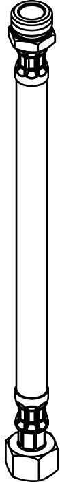 Hansgrohe Schlauch PuraVida 2-Loch 95896000 Spültischmischer