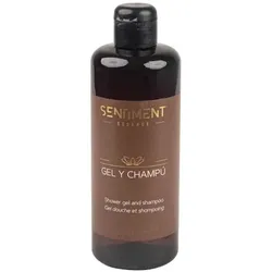 Packung mit 24 Flaschen Gel und Shampoo (300 ml) der Sentiment-Serie