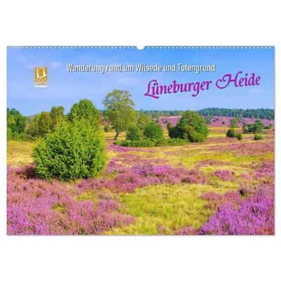 Lüneburger Heide - Wanderung rund um Wilsede und Totengrund (Wandkalender 2027 DIN A2 quer), CALVENDO Monatskalender