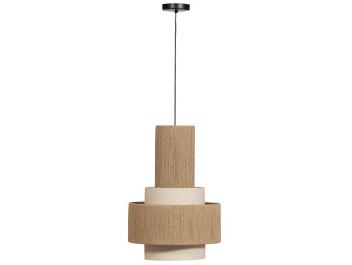 Lampe suspendue en corde beige