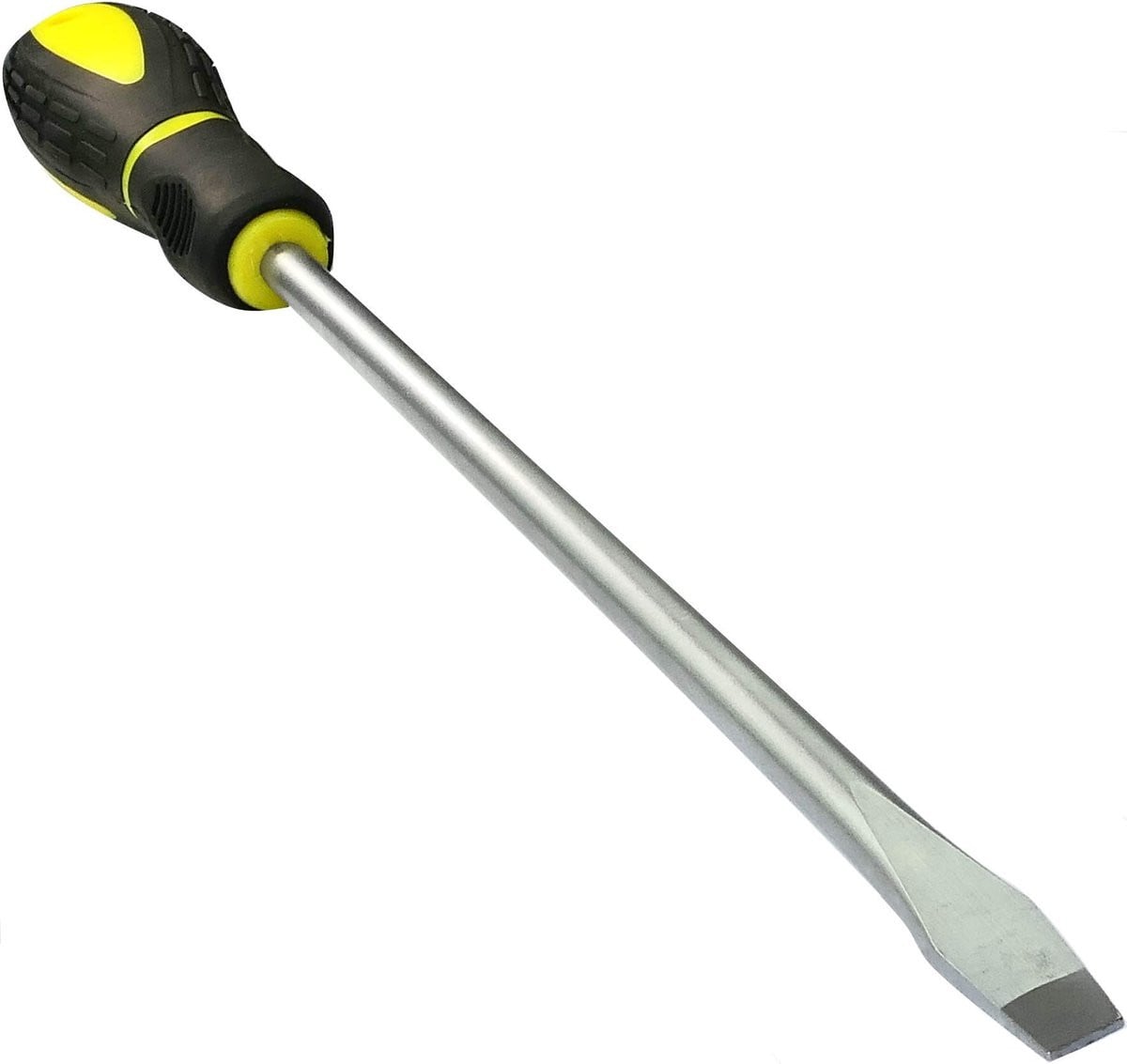 Omgoods Klassieke Platte Schroevendraaier met Magnetische Punt, Geel