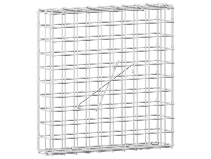 vidaXL Gabion mit 5 mm Draht und 5x5 cm Maschen 50x10x50 cm 25 Längen, 4 Höhen, 4 Breiten , Einfachen Haken-und-Clip system, Stabile konstruktion für draußen