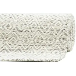 THEKO Handwebteppich Trondheim natural beige 80 x 180 cm Galerie