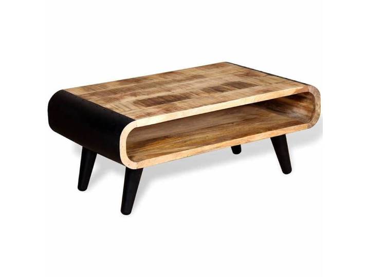 Table de salon Bois - Armoire basse Table basse Bois de manguier brut 90x55x39 cm@EU44274180