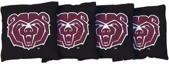 Skip's Garage Missouri State University Bears Black Cornhole Bags