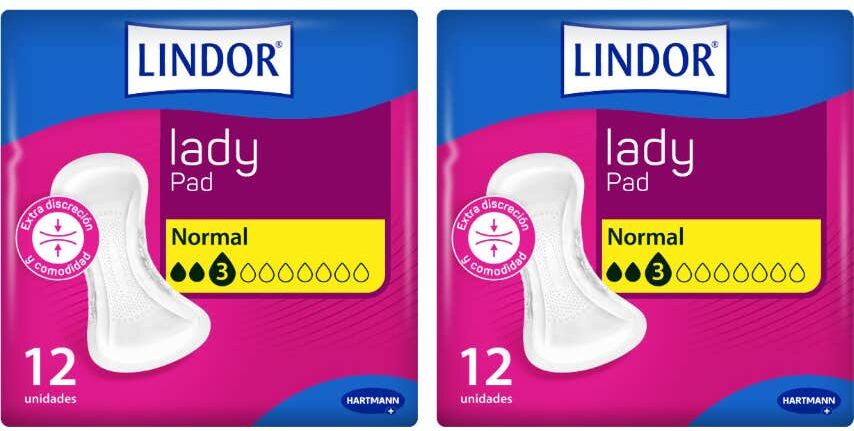 MoliCare Lindor Lady Compresas 3 gotas Pack 24 uds