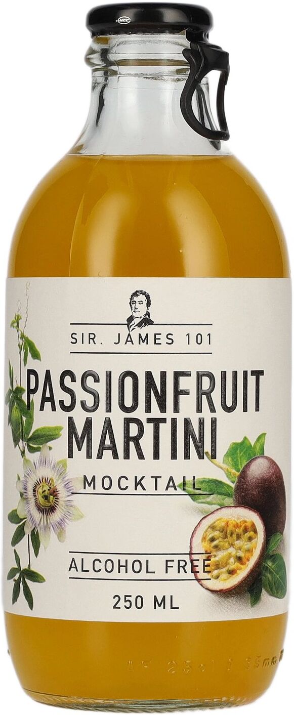 Sir. James 101 PASSIONFRUIT MARTINI Mocktail alcohol free 0,25l