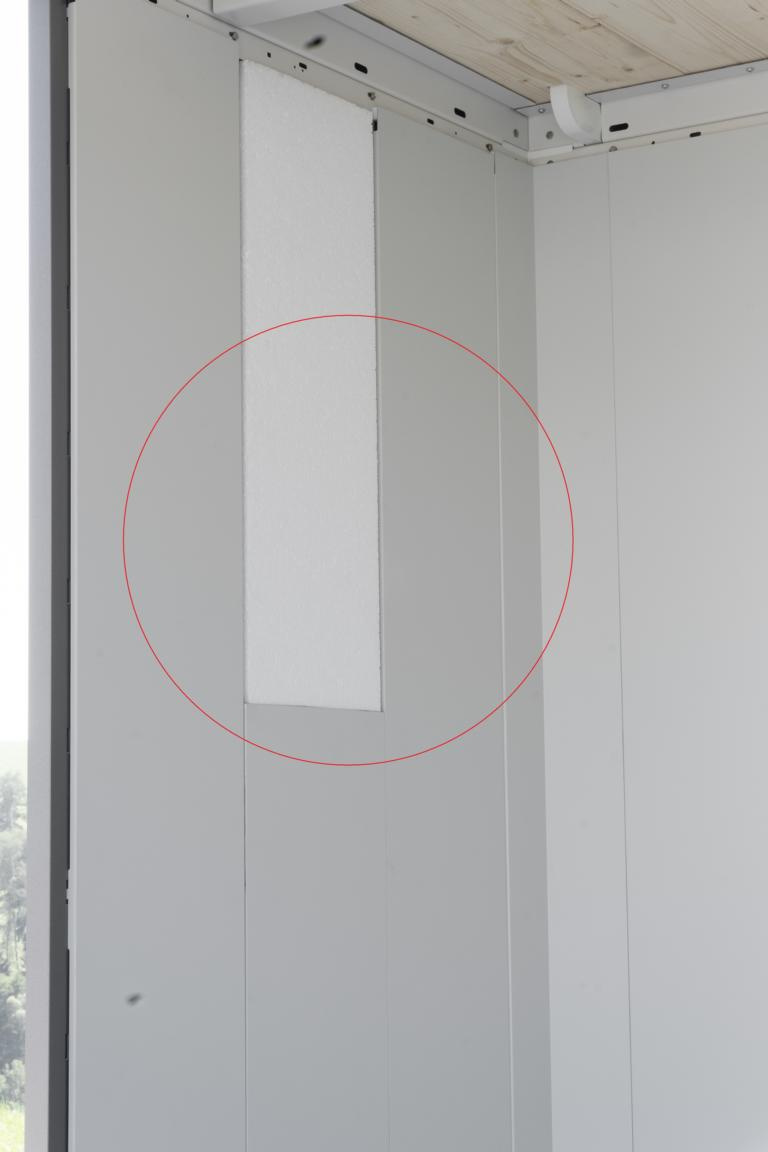 BIOHORTGARTE Gerätehaus Neo 1A Isolierung Standardtür / 1B Doppeltür 16904120