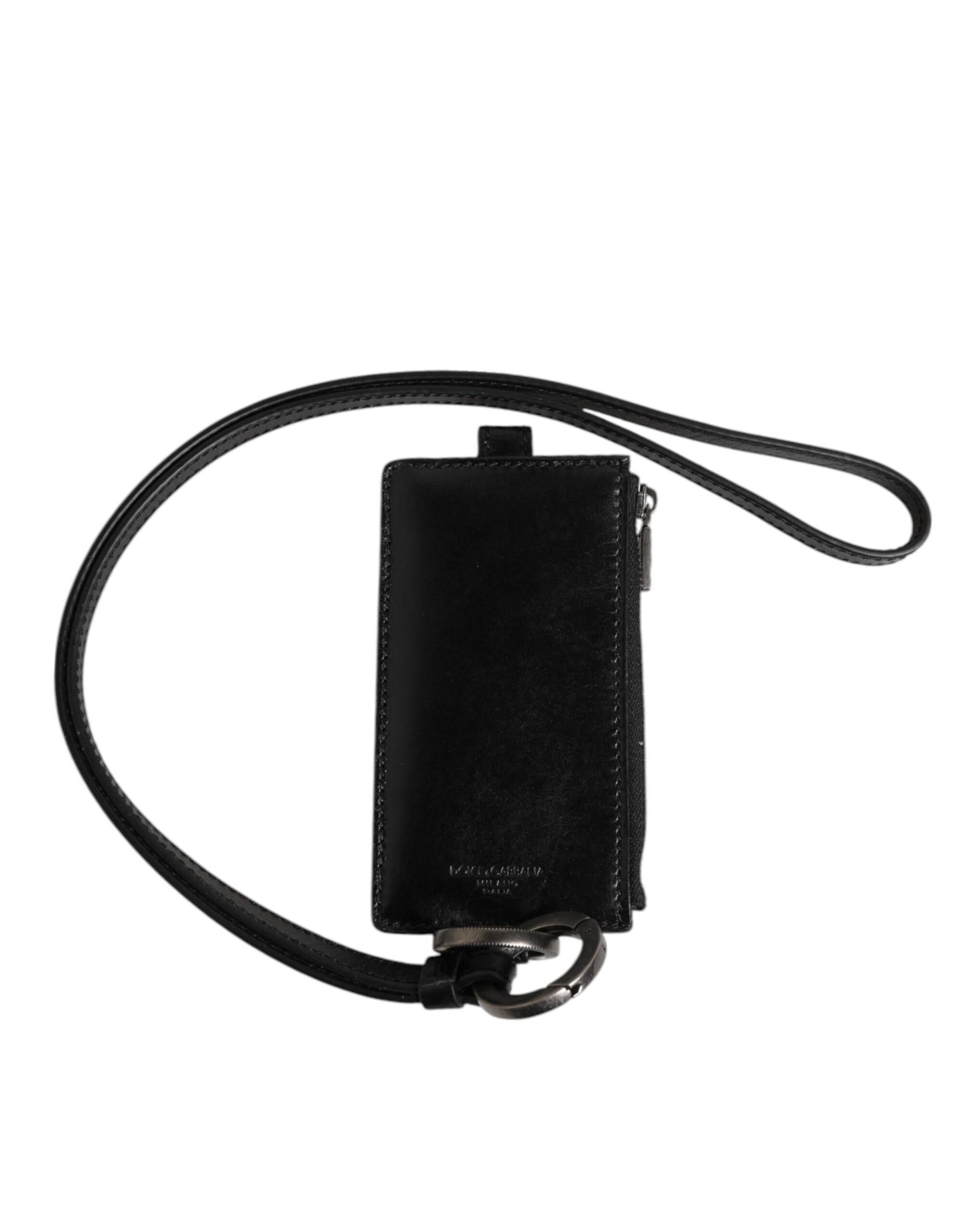 Halsband-Reißverschluss-Brieftasche