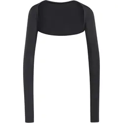 adidas Power Essentials Workout Contour Shrug Trainingsshirt Damen JY6378 - black M