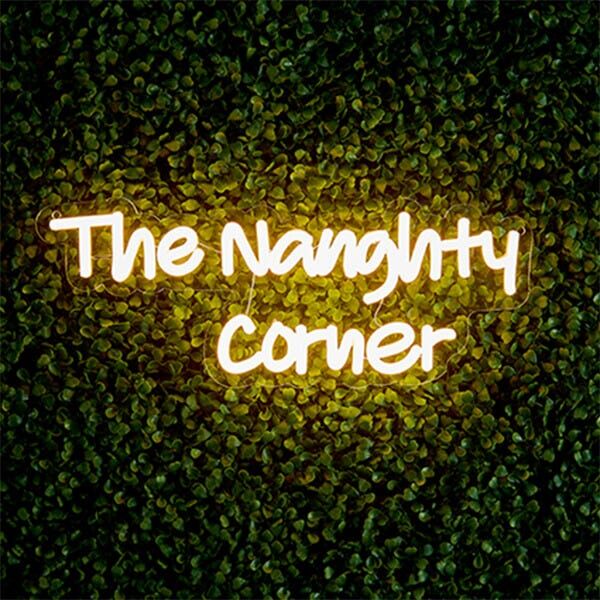 Premier Decorations Premier 'The Naughty Corner' LED Neon Wall Sign