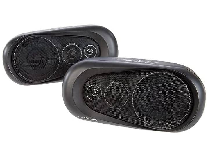 Pioneer TS-X150 3-Weg Systeem Auto-Opbouwluidspreker, 60 W, Zwart