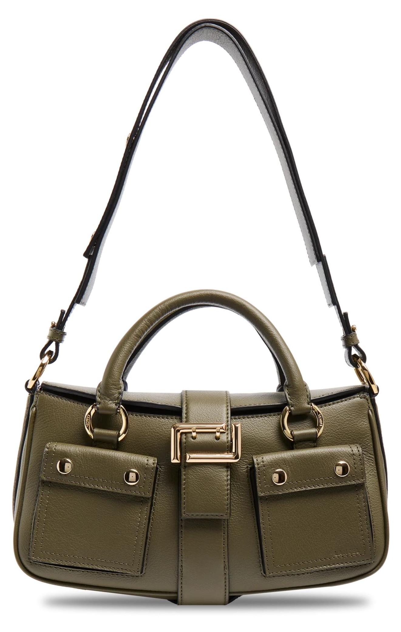 Lancel Handtasche Multipocket S Leder Khaki