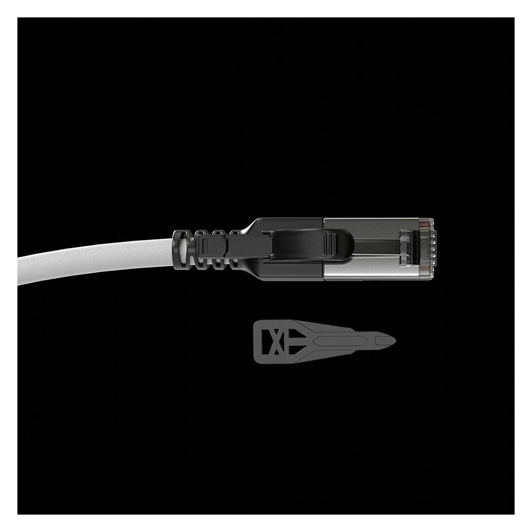 Lindy Cat., S/FTP, Security Network Cable, Grey (S/FTP, CAT6a, 2 m) (47604)