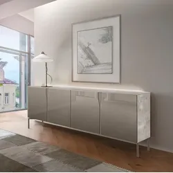 Munari Sideboard Leo Vinci Glas Grau