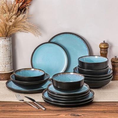 vancasso Amber Stoneware Dinnerware Set Service for 4